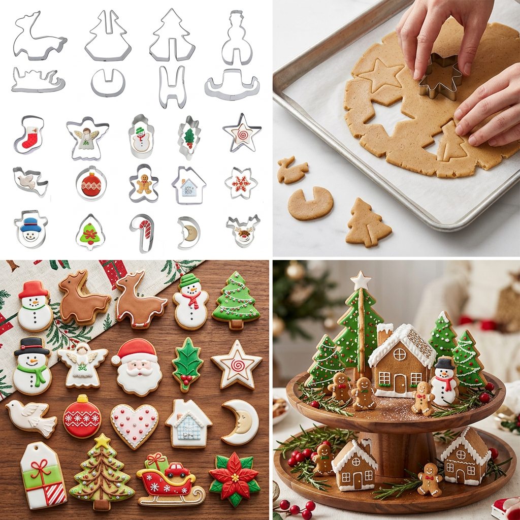 Christmas Cookie Cutter Set: 8 pcs