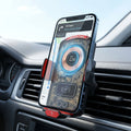 City Store 15W Qi Wireless Car Charger Mount - In-Car Lifestyle Scene