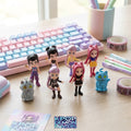 KPOP Demon Hunters Chibi Figurines Close-up Desk Display