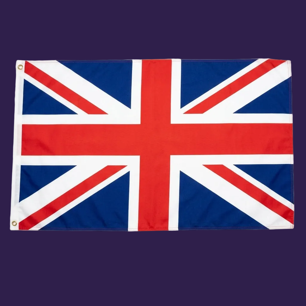 Union Jack Flag 5x3ft - Studio Shot