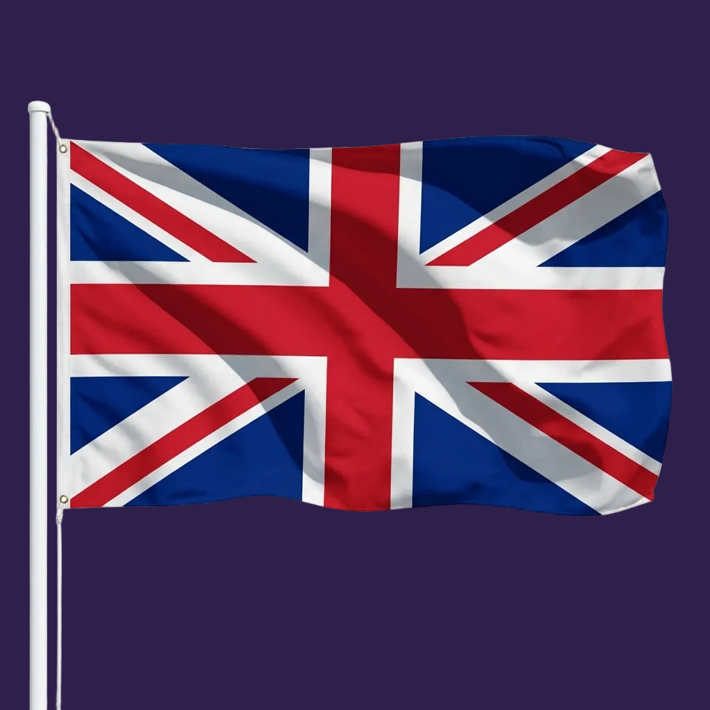 Union Jack Flag 5x3ft - Flying Outdoor Flagpole