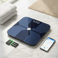 Smart Body Fat Scale on marble bathroom floor