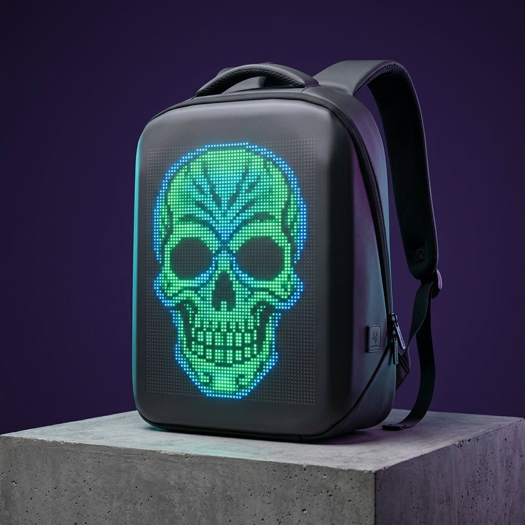 Smart LED Backpack with Programmable Screen - Studio Screen Display