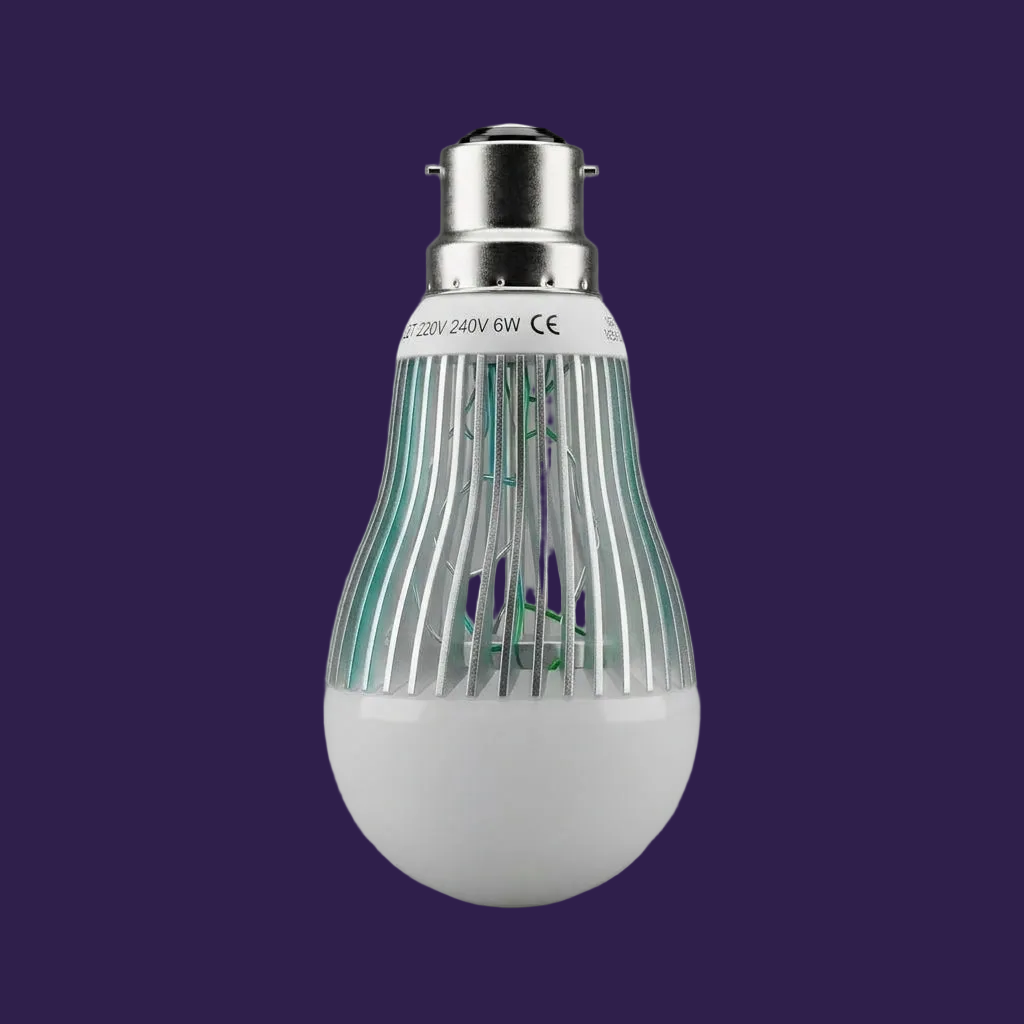 Value B22 6W LED Bulb professional studio shot