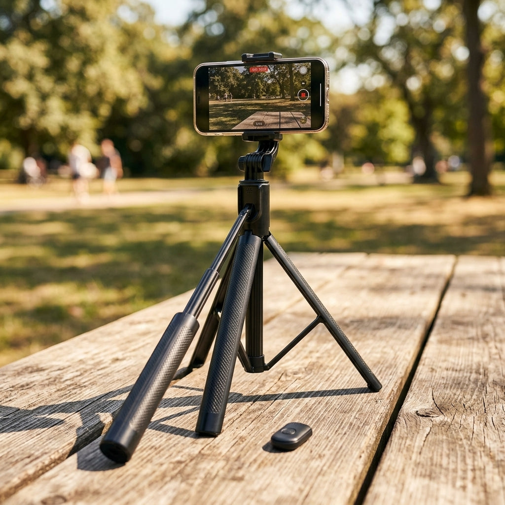 Selfie Stick Tripod - Outdoor Lifestyle Setup