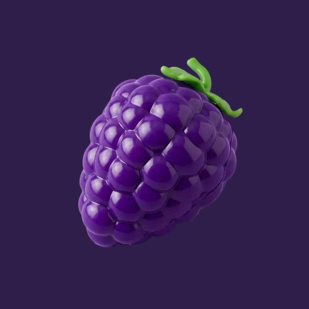 Jumbo Grape Squishy (19cm × 14cm)