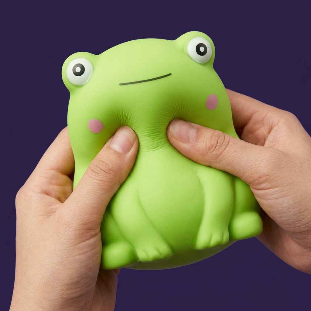 Jumbo Frog Squishy 15×13 cm - Sensory Stress Relief Toy