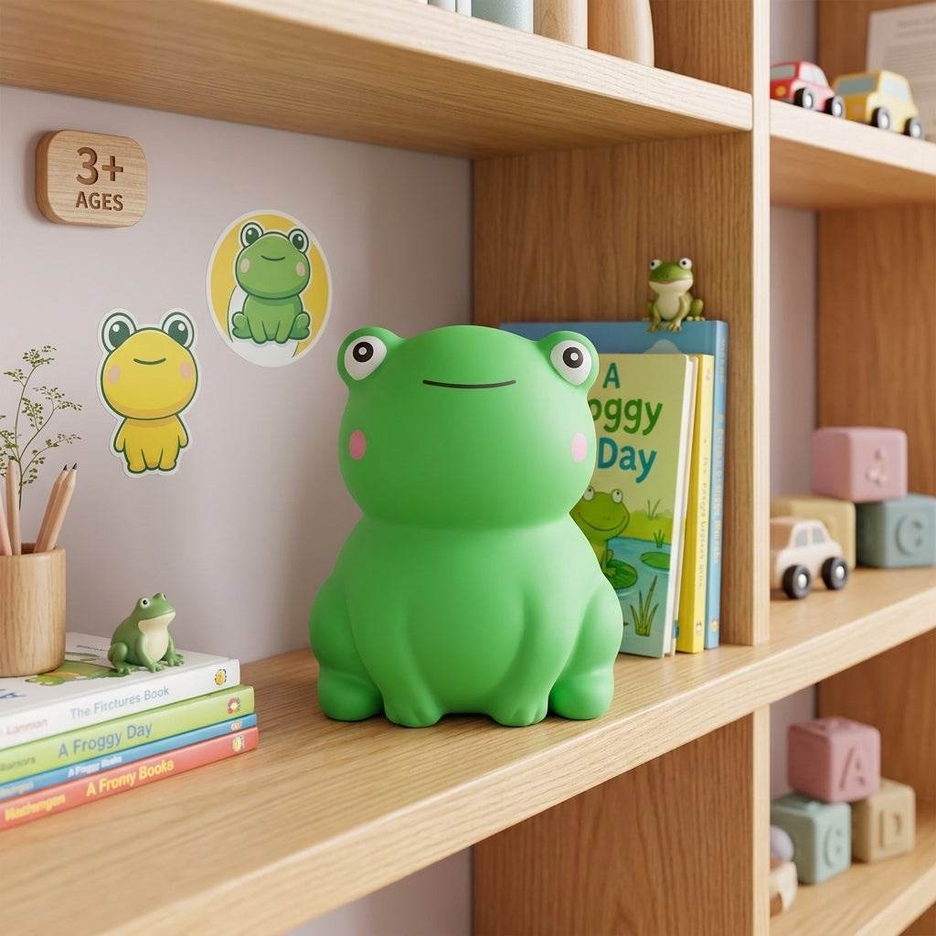 Jumbo Frog Squishy - Room Shelf Display Setup