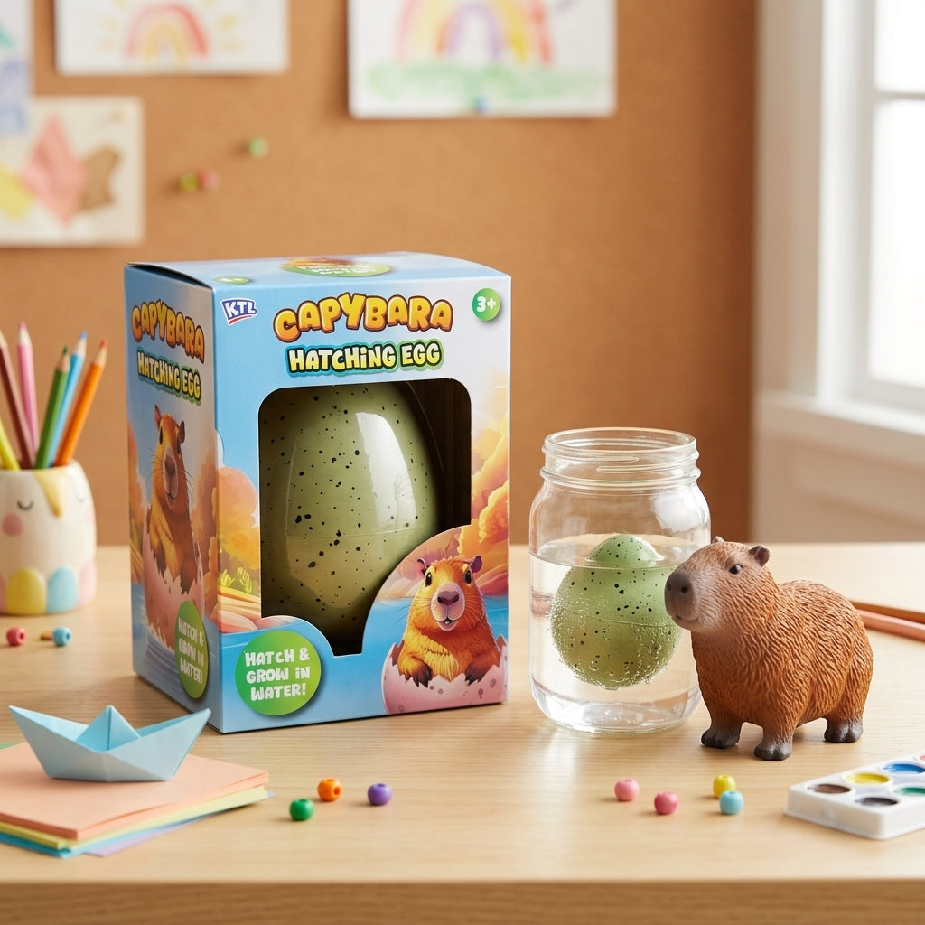 Capybara Hatching Egg Lifestyle Display