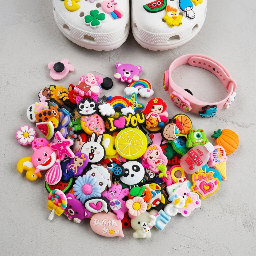 Shoe Charms compatible with clogs and wristbands