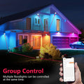 30W RGB outdoor floodlight group control app interface diagram
